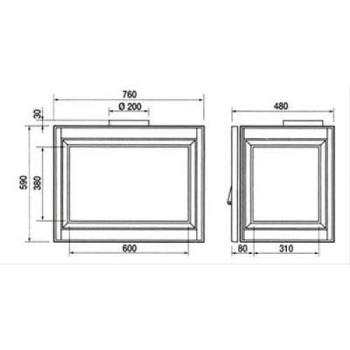 Каминная топка Supra Tertio 79_2 Каминная топка Supra Tertio 79_2
