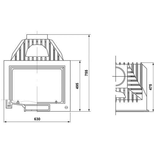 Каминная топка Tarnava Professional Varius 18 кВт_1 Каминная топка Tarnava Professional Varius 18 кВт_1