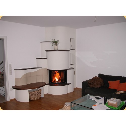 Каминная топка Brunner Compact 51/67 сферическое стекло, вертикальное открытие (с подъемом)_2 Каминная топка Brunner Compact 51/67 сферическое стекло, вертикальное открытие (с подъемом)_2