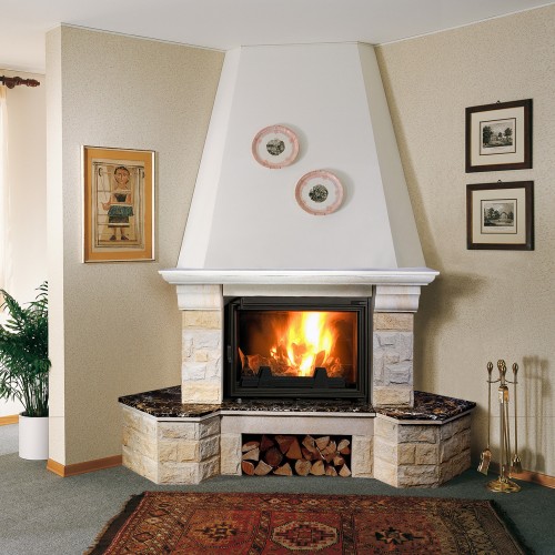 Каминная облицовка MadeIra Aster Emperador Gold_0 Каминная облицовка MadeIra Aster Emperador Gold_0