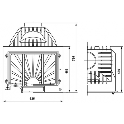 Каминная топка Tarnava Classic Premium 16_1 Каминная топка Tarnava Classic Premium 16_1