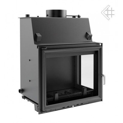 Каминная топка Amelia/PW/BP/24/W/Z с водяным контуром (стекло справа, змеевик)_0 Каминная топка Amelia/PW/BP/24/W/Z с водяным контуром (стекло справа, змеевик)_0