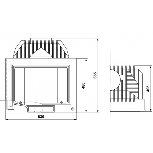 Каминная топка Tarnava Professional Max Ego 15_1 Каминная топка Tarnava Professional Max Ego 15_1