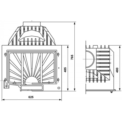 Каминная топка Tarnava Classic Prestige 2 16_1 Каминная топка Tarnava Classic Prestige 2 16_1