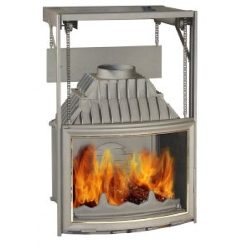 Каминная топка Laudel Панорамик контргруз 700_0 Каминная топка Laudel Панорамик контргруз 700_0