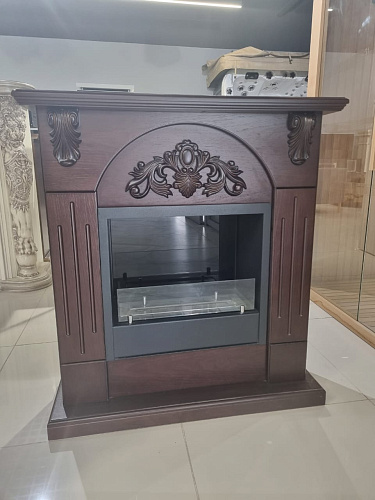 Каминокомплект Firezo Adatto Коричневый (выставочный образец)_0 Каминокомплект Firezo Adatto Коричневый (выставочный образец)_0